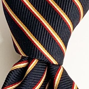  Sulka Lord & Taylor Silk Tie Handmade Fance Blue